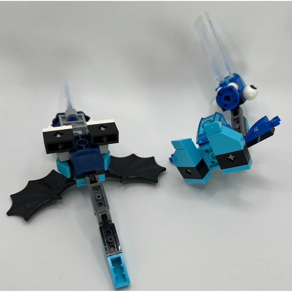 LEGO Mixels Bundle Lunk and Flurr Blue Excellent